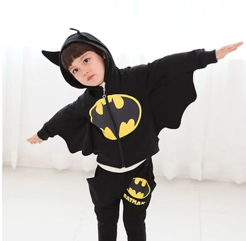 Batman Kids Fall Outfit - Boys' Sports Hoodie Set