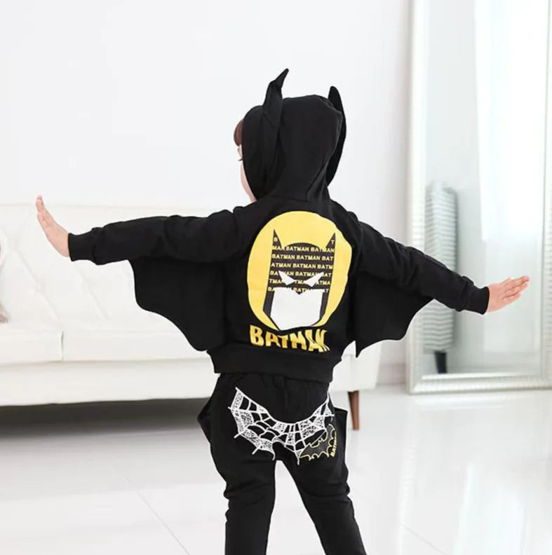 Batman Kids Fall Outfit - Boys' Sports Hoodie Set