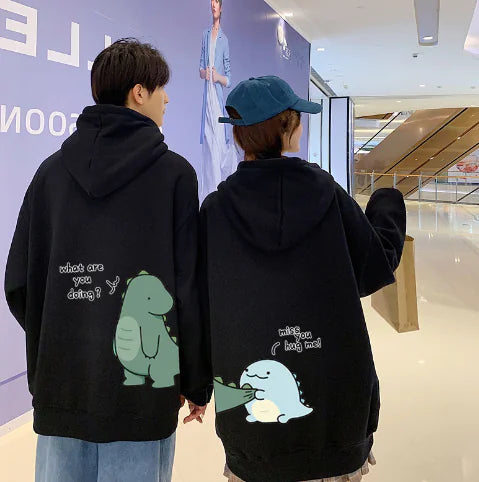 Duplex Printed Soft Hoodie for Match Boba Milk Tea